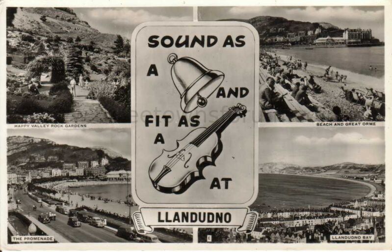 Sound as a bell and fit as a fiddle at Llandudno

