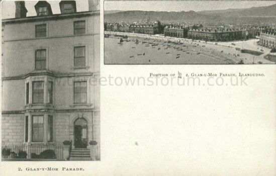 2 Glan-y-Mor Parade Llandudno
