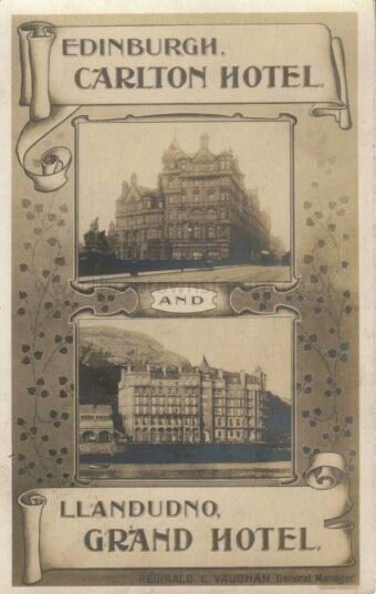 Edinburgh Carlton Hotel and Llandudno Grand Hotel
