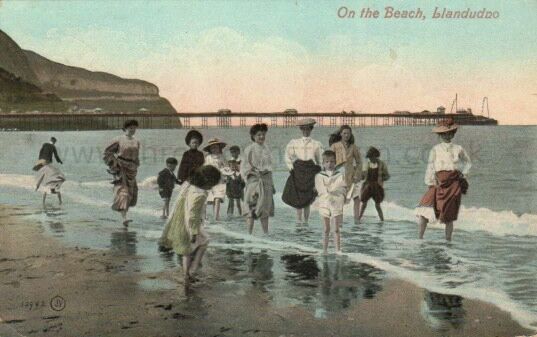 On the beach Llandudno
