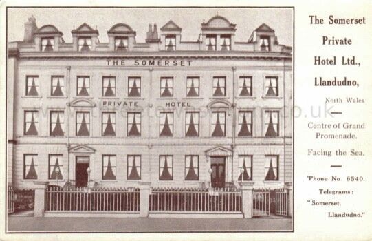 Somerset Private Hotel Ltd Llandudno
