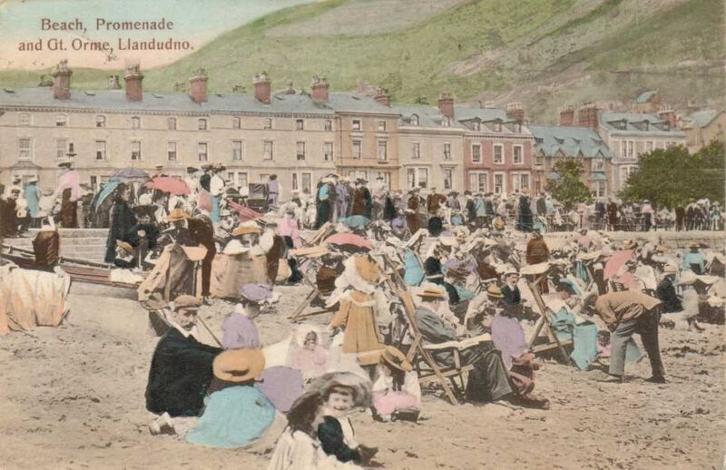 Beach Promenade and Gt Orme Llandudno
