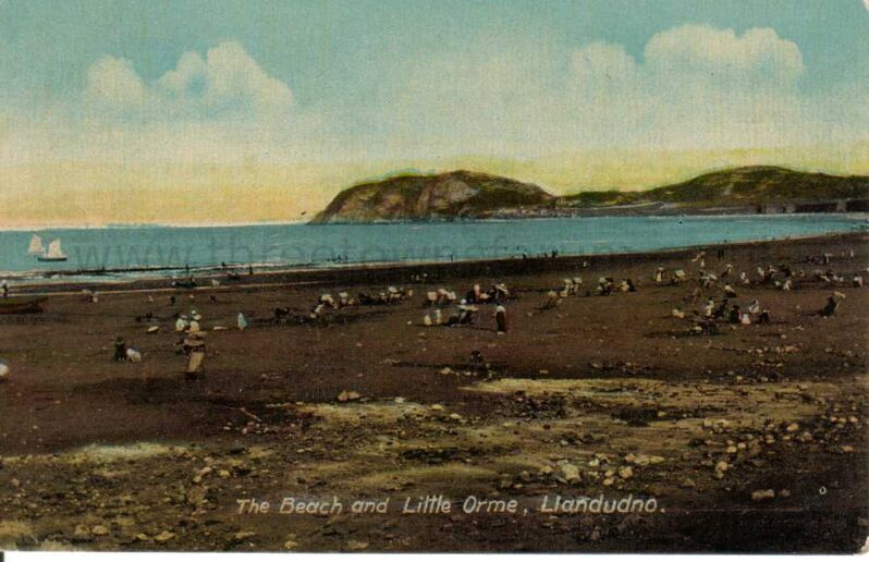 Beach and Little Orme Llandudno
