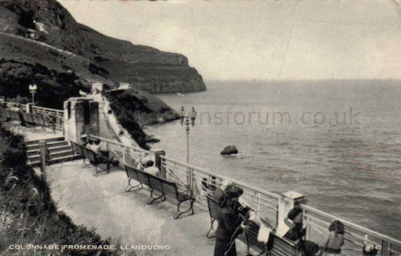Colonnade Promenade Llandudno
