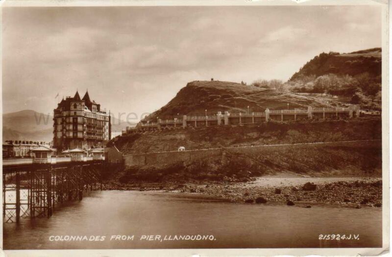 Colonnades from Pier Llandudno
