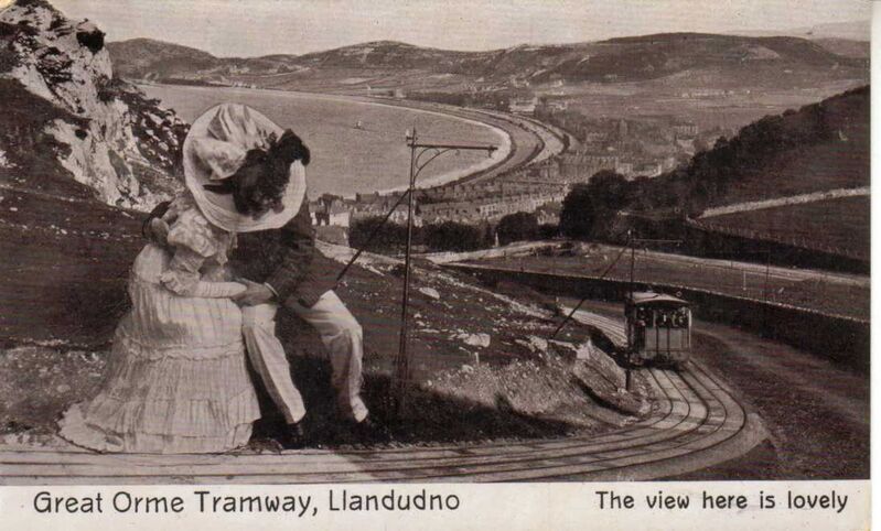 Great Orme Tramway Llandudno The view here is lovely
