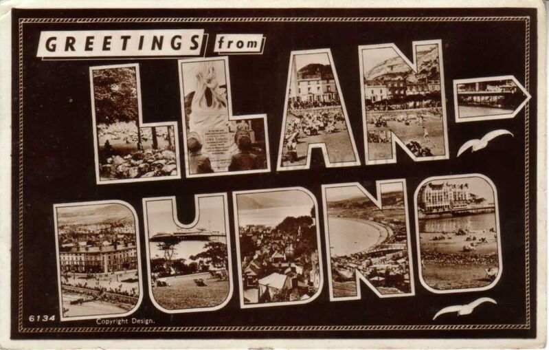 Greetings from Llandudno

