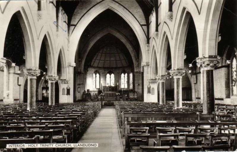 Interior Holy Trinity Church Llandudno
