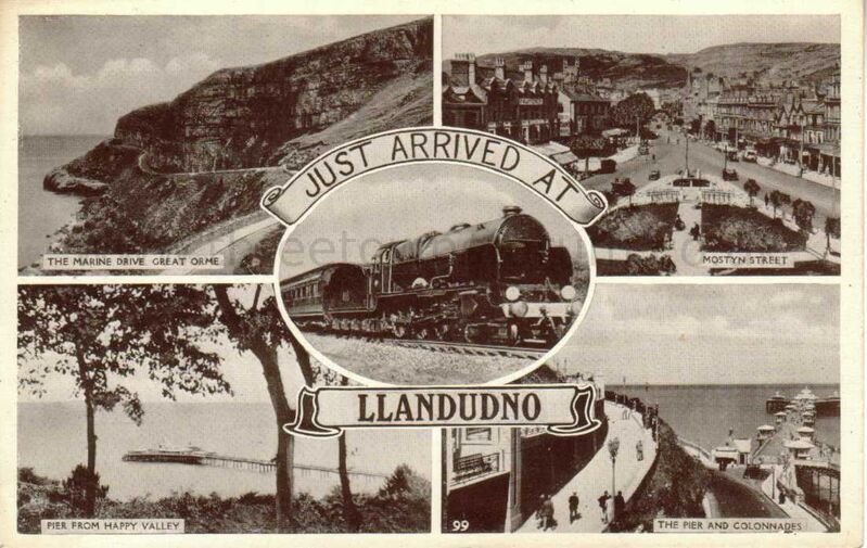 Just Arrived At Llandudno
