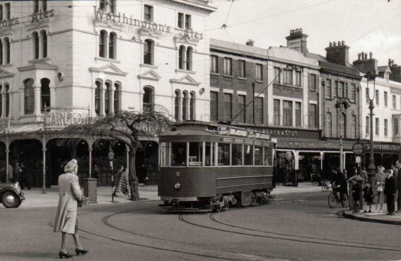 Llandudno N Wales Mostyn St Car No. 3 - 10 4 55
