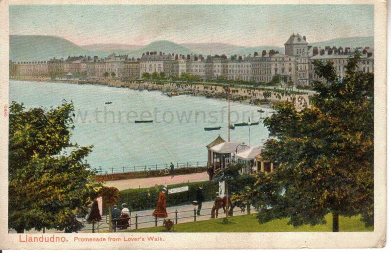 Llandudno Promenade from Lovers Walk
