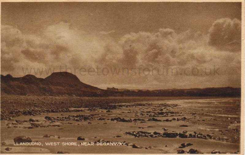 Llandudno West Shore near Deganwy
