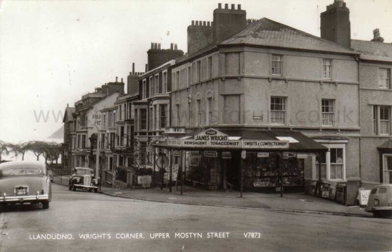 Llandudno Wrights Corner Upper Mostyn Street
