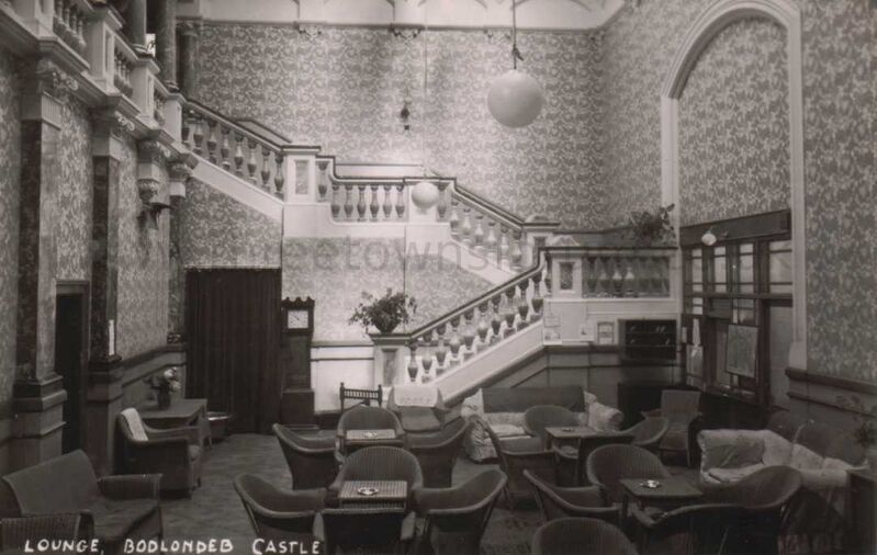 Lounge Bodlondeb Castle Sept 1951
