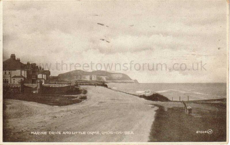 Marine Drive and Little Orme Rhos-on-Sea
