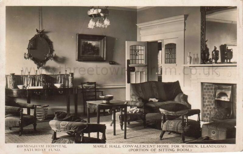 Marle Hall Convalescent Home for Women Llandudno (Portion of
