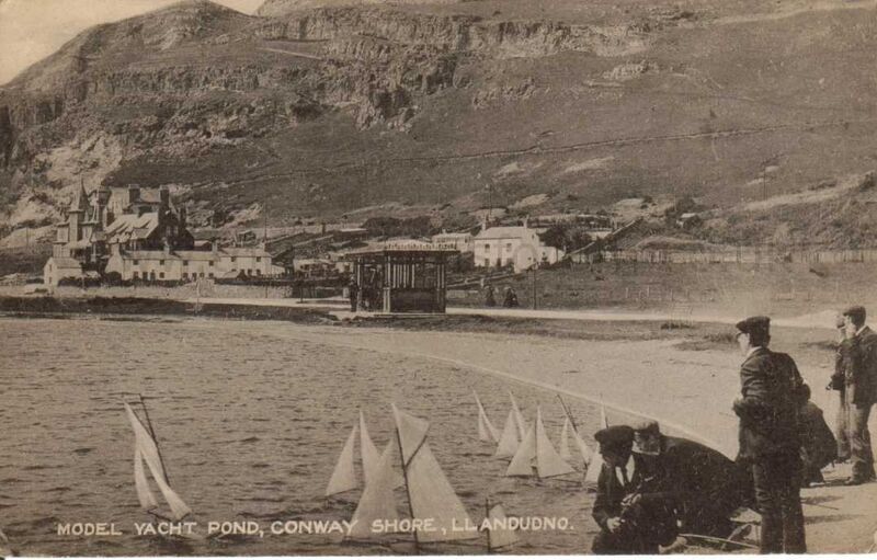 Model Yacht Pond Conway Shore Llandudno
