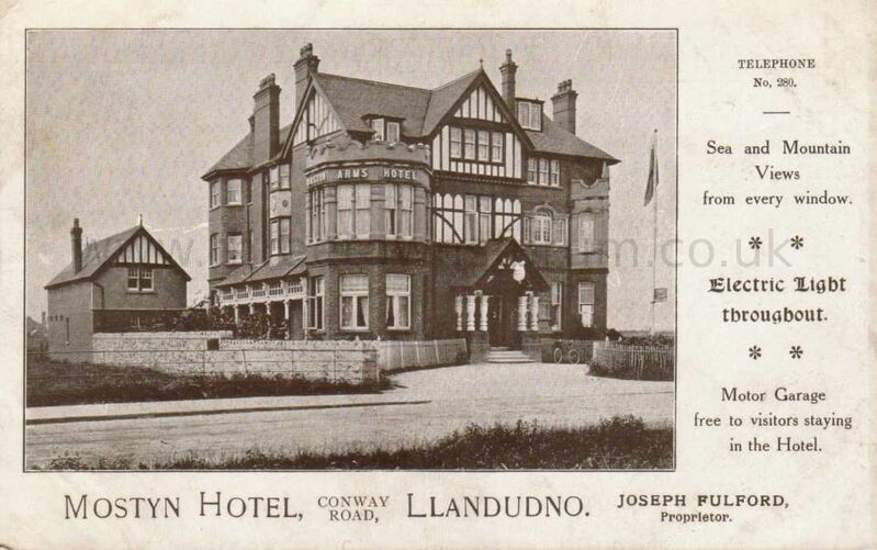 Mostyn Hotel Conway Road Llandudno

