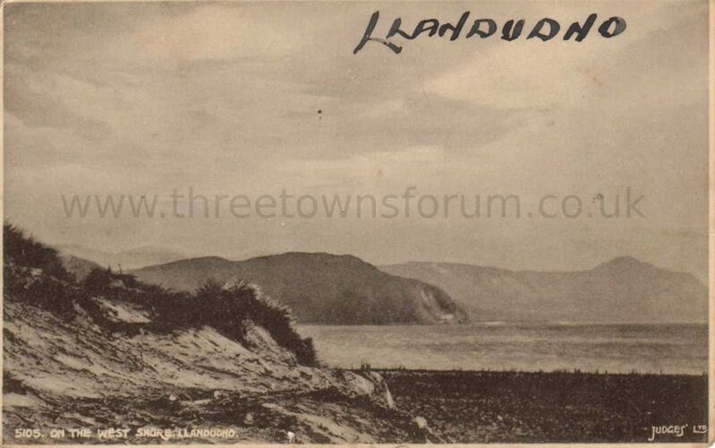 On the West Shore Llandudno
