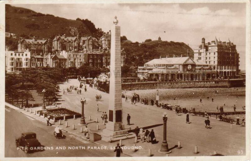 Pier Gardens and North Parade Llandudno
