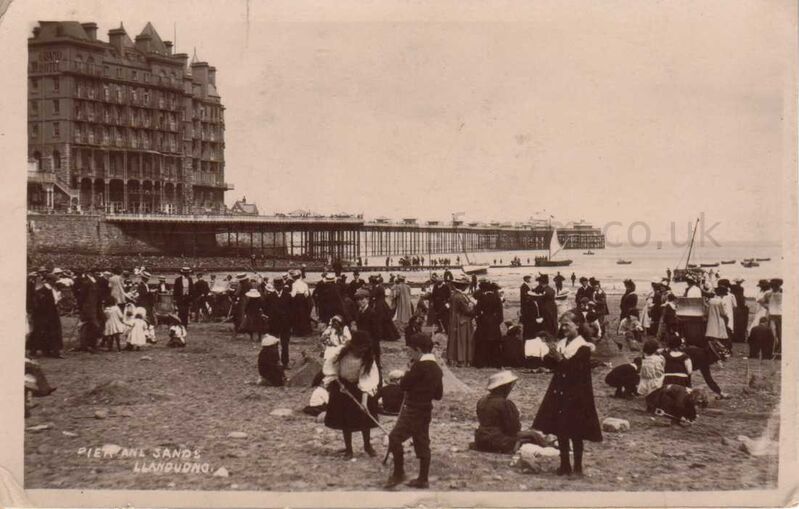 Pier and Sands Llandudno
