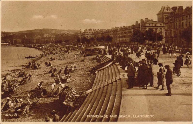 Promenade and Beach Llandudno
