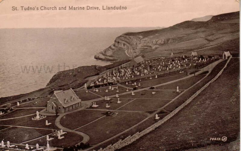 St Tudnos Church and Marine Drive Llandudno
