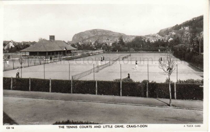 Tennis Courts and Little Orme Craig-y-Don
