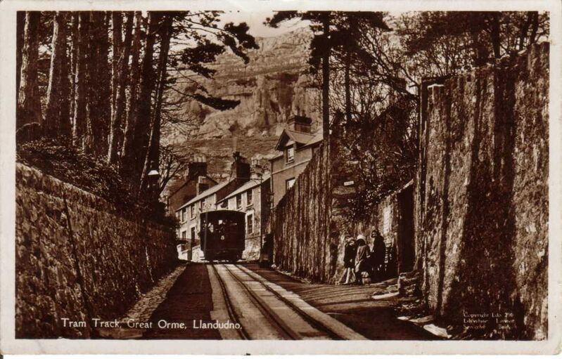Tram Track Great Orme Llandudno
