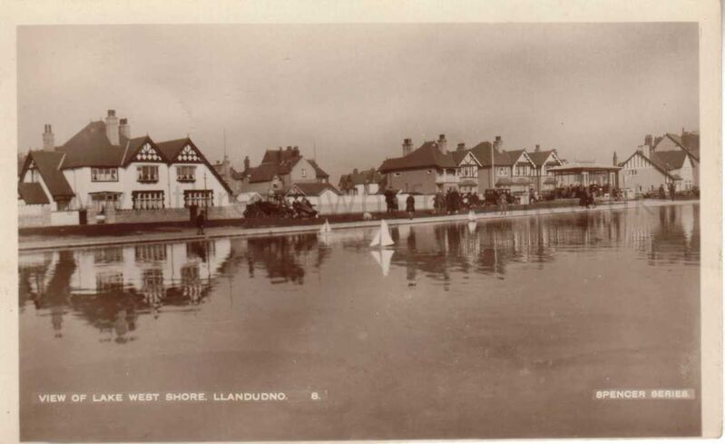 View of Lake West Shore Llandudno
