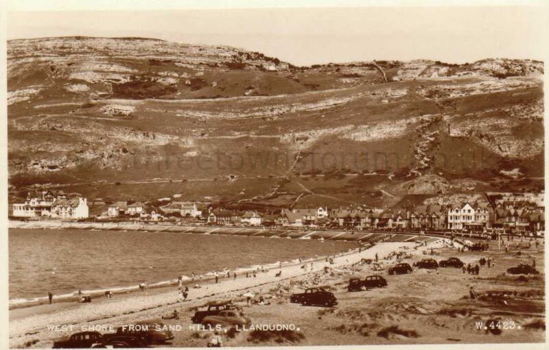 West Shore from Sand Hills Llandudno
