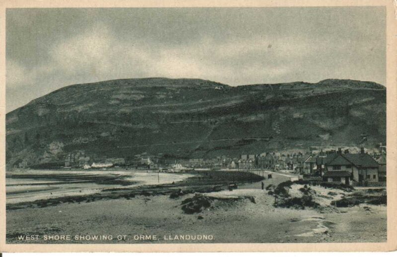 West Shore showing Gt Orme Llandudno
