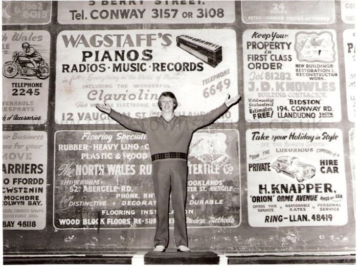 GRAND THEATRE LLANDUDNO FIRE CURTAIN 1980S
