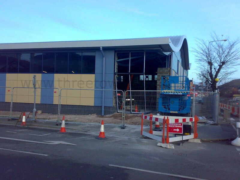 LLANDUDNO SWIMMING CENTRE UNDER CONSTRUCTION
