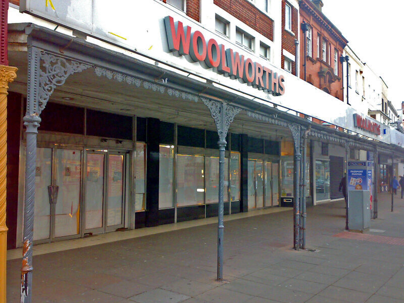 WOOLWORTHS, MOSTYN STREET, LLANDUDNO
The day after closing.
