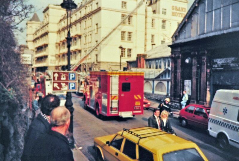 Llandudno_Pier_Pavilion_Grand_Hotel_Circa_1990
Fire at the Grand Hotel
