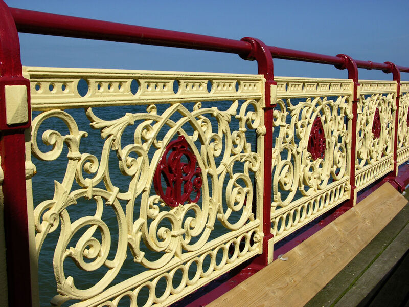 COLWYN BAY PIER RAILINGS 2008
