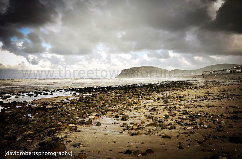 STORMY LLANDUDNO BEACH 2019
