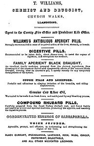 Filename=2903_T_Williams_Chemist_1855_Llandudno_Advert_jpgab527367ea678d1559f0d4d9011ae3c2_extjpg.jpeg
Filesize=57KiB
Dimensions=285x445
Date added=Sep 30, 2023 2903_T_Williams_Chemist_1855_Llandudno_Advert_jpgab527367ea678d1559f0d4d9011ae3c2_extjpg.jpeg