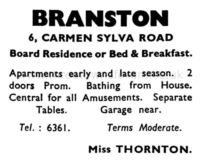 1941 BRANSTON HOTEL
