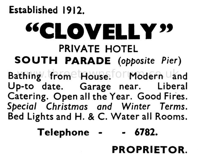 1941 CLOVELLY HOTEL
