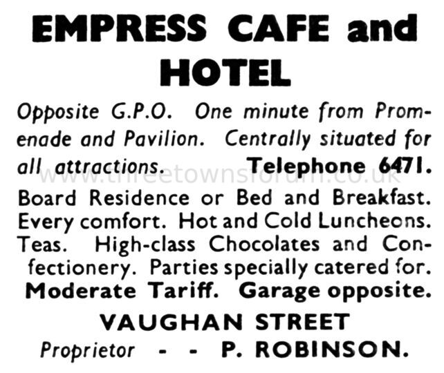 1941 EMPRESS CAFE HOTEL

