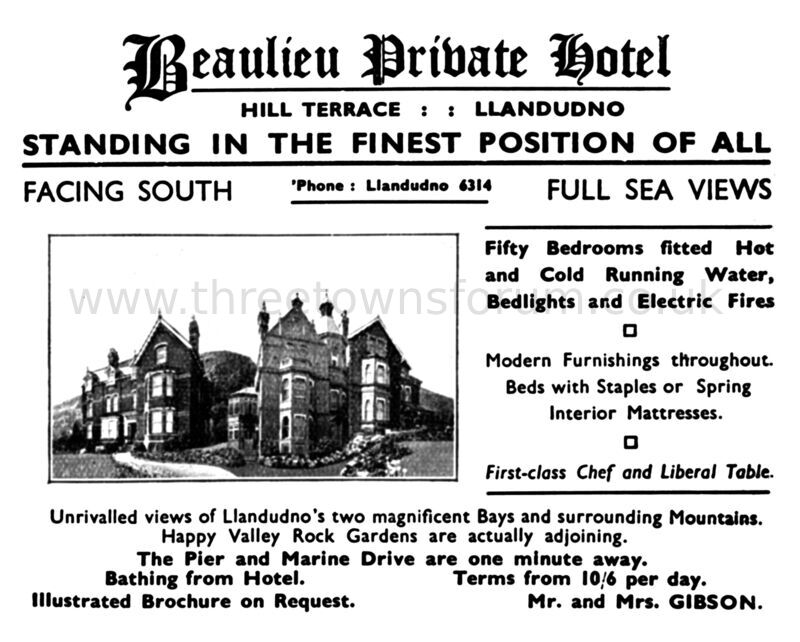 1941 BEAULIEU HOTEL
