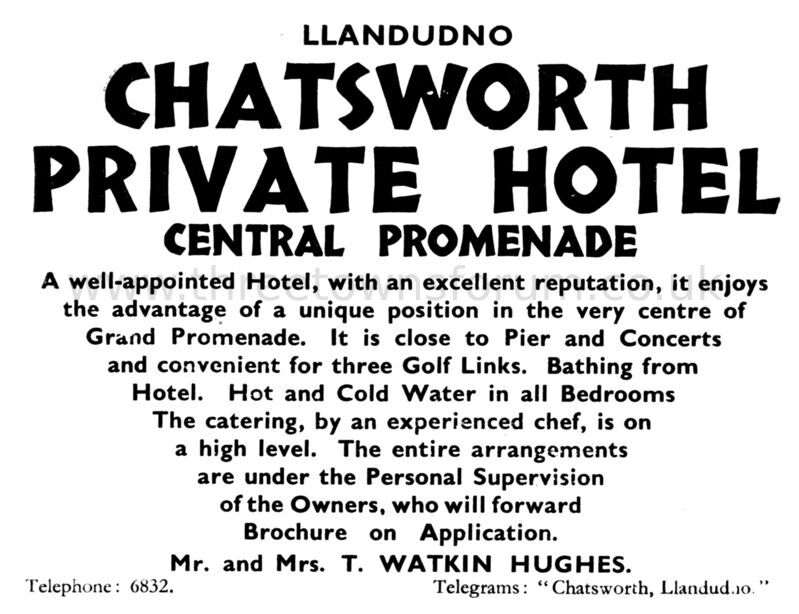 1941 CHATSWORTH HOTEL
