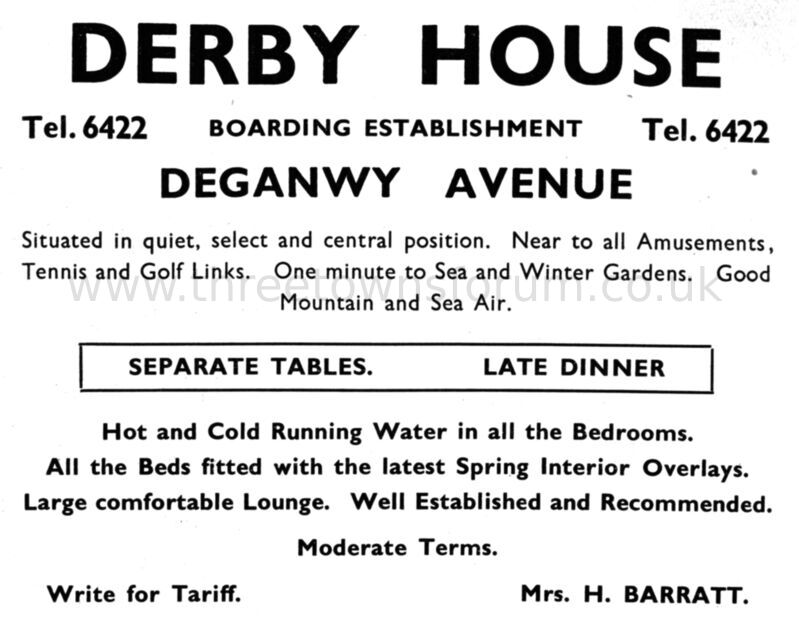 1941 DERBY HOUSE
