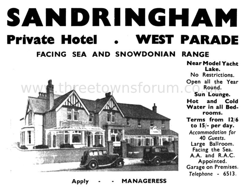 1941 SANDRINGHAM HOTEL
