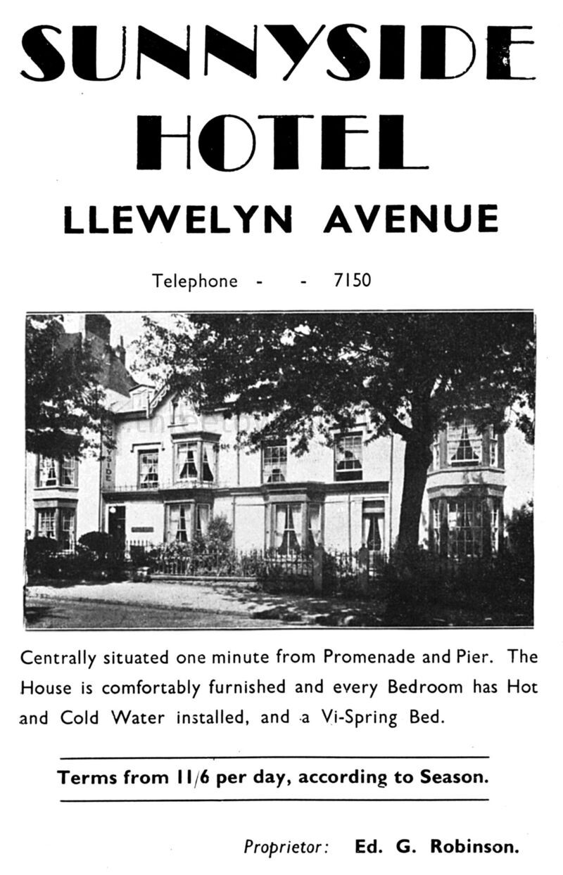 1941 SUNNYSIDE HOTEL
