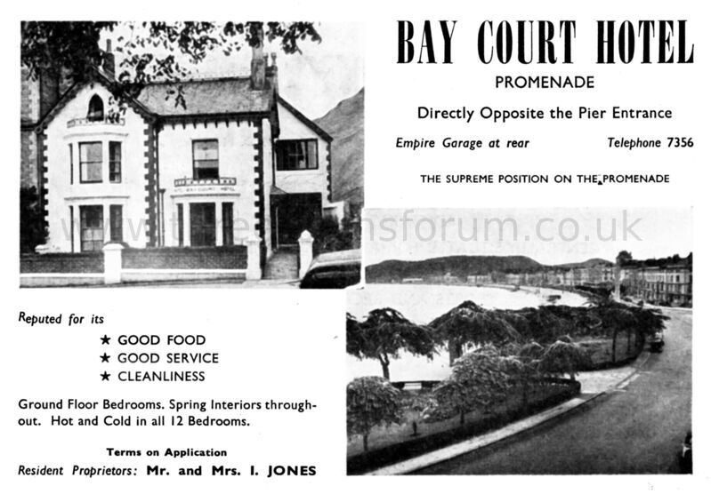 1954 BAY COURT HOTEL
