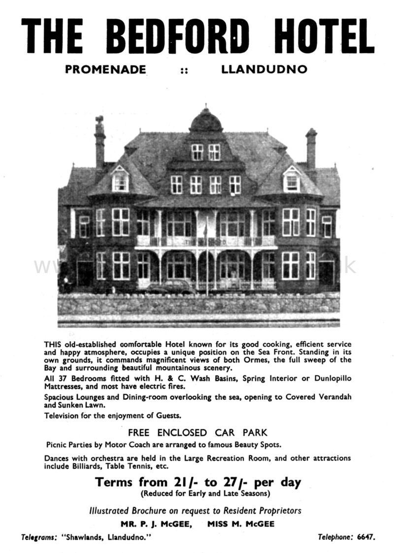 1954 BEDFORD HOTEL
