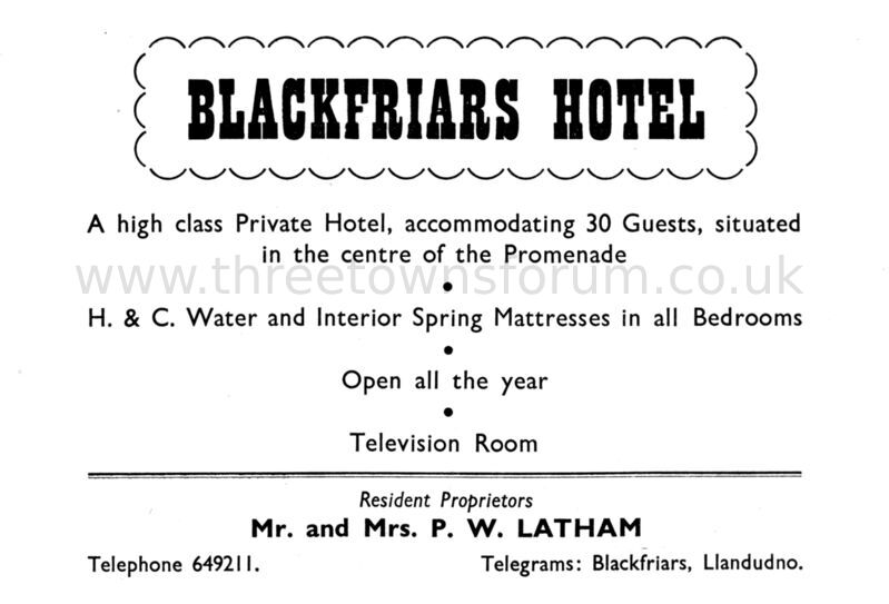1954 BLACKFRIARS HOTEL

